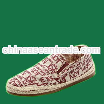 BHS095921 printed canvas espadrille shoe