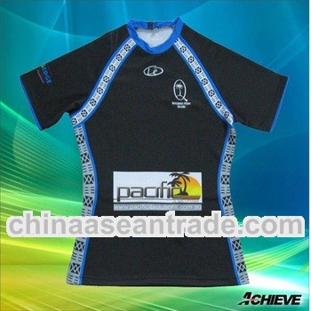 BLACK RUGBY JERSEYS