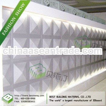 BST 3d decorative interior wall panel, fireproof