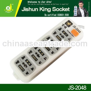 BS Desktop Multi Plug Switch Socket Outlet 220V