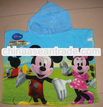 Baby / kids baby hooded beach towel pattern