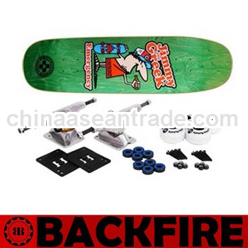 Backfire 2013 NEW skateboard wholesale canadian maple PRO Style Skateboard Complete Red Flame