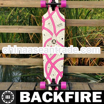 Backfire 2013 new dropthru truck deck Silk Ribbon longboard skateboard 40"x 9.5 ABEC7 new