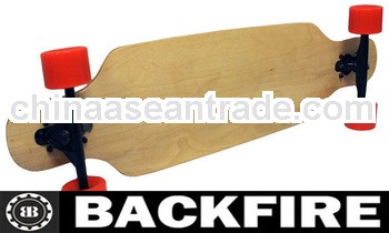 Backfire 9.25 X 36 DROP THROUGH LONGBOARD Complete FREESTYLE Skateboard THRU