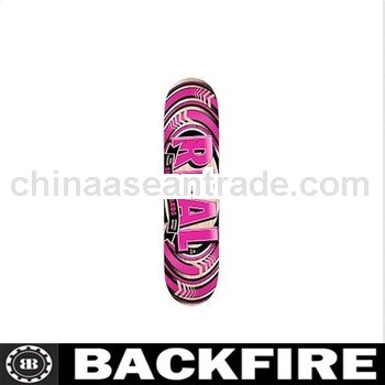 Backfire Renewal Pink Logo 8.25 Skateboard Deck