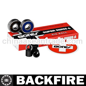 Backfire SUPER SWISS 6-Ball Competition Skateboard Bearings