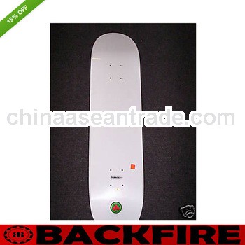 Backfire SkateBoard Deck white maple 7.75 BRAND NEW
