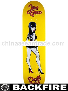 Backfire Skateboards! Jim Greco Dolls Deck! 8.0
