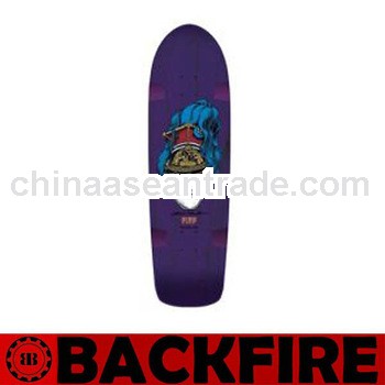 Backfire skateboard maple deck, blank canadian maple skateboard deck