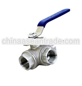 Ball valves,Three way stainless ball valve,Stainless ball valve