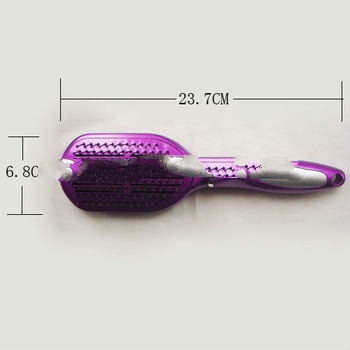 Barber hair brush with nylon pins