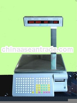 Barcode Label Scale digital scale with printer