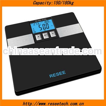 Bath scale BMI body mass index digital fat composition weight monitor full ratio