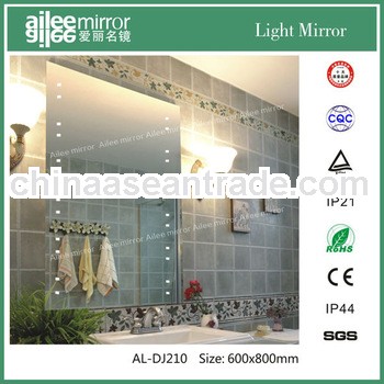 Bathroom makeup mirror with led light fashion design mirror