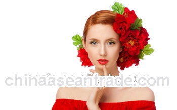 Beautiful girl picture retouching, background cropping