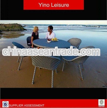 Beautiful the best quality rattan dining table and chair RL0068