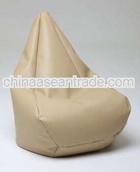 Beige Vinyl beanbag prouf