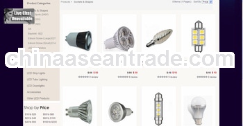 Best LED website design, web development with Asp.net. the case: http://w108.eccic.com.cn