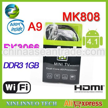Best MK808 Android4.1 mini dual core TV box