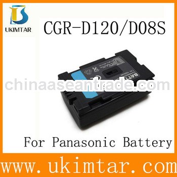 Best Price Fully Decoded Camera Battery CGR-D120/CGR-D08S 7.4V 1000mAh for Panasonic factory supply
