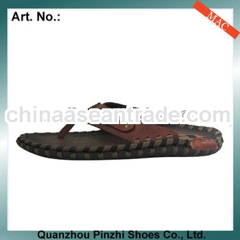 Best Price Men leather sandals and slippers