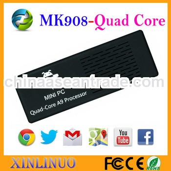 Best quality SmartAndroid TV Box /MK908 RK3188 Quad core WIFI display Miracast media player tv stick