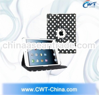 Best quality for ipad mini case,360 degree rotating cover