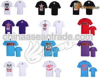 Best sell emboridered olive green cotton t shirts