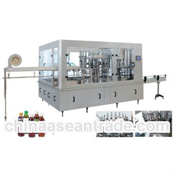 Beverage bottling processing line
