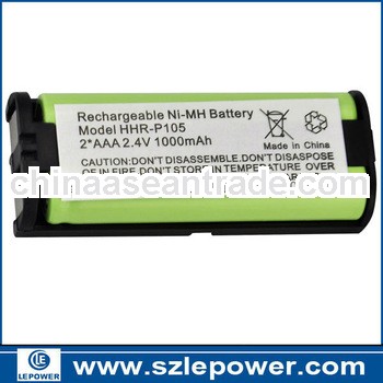 Big discount! AAA 2.4V 1000mAh Replacement cordless phone battery for Panasonic HHR-P105