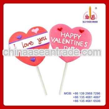 Big heart lollipop