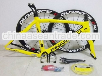 Bike Carbon Frame, 700c Road Bicycle Frame With 0Wheels, Saddle, Handlebar, Bike Parts,Chinese Carbo