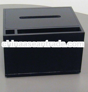 Black Acrylic Ballot Box