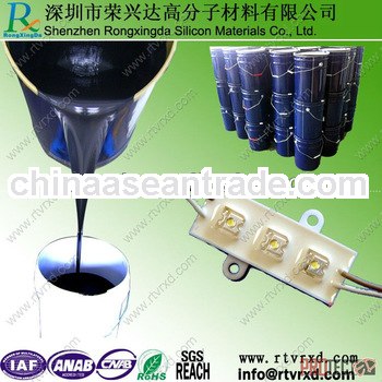 Black Good Flowability Electronic Potting Silicone Rubber