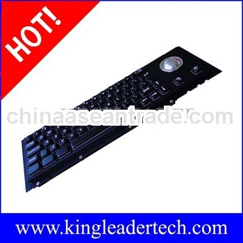 Black Mechanical keyboard with trackball with Cherry keys