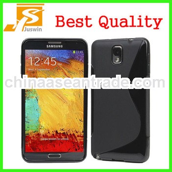 Black Soft Silicone TPU Gel Case Cover for Samsung Galaxy Note 3 III N9000 S Line