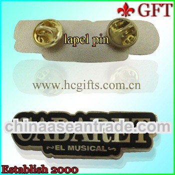 Black hard enamel with metal pin/tag pin GFT-L300