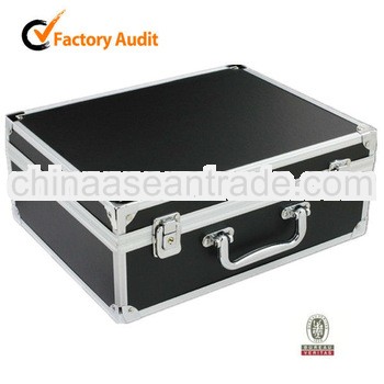 Black lightweight aluminum case carrying storage kit-MLDgj106