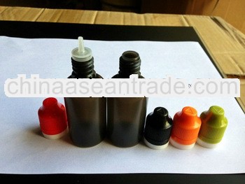 Black plastic botte,30ml plastic bottle for ecigarette,plastic dropper bottle maufacture