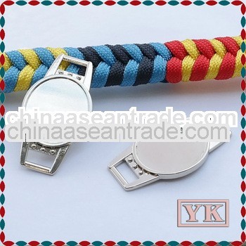 Blank Oval Paracord Charms with Epoxy Stickers