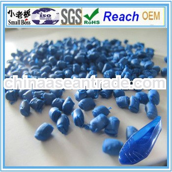 Blue and soft pvc granules for slippers in Africa