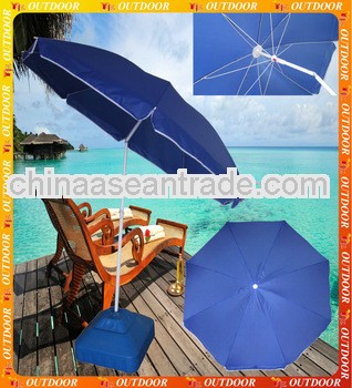 Blue outdoor umbrella