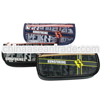 Boy's pencil case with double zipper