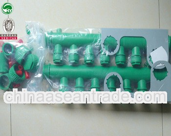 Brand New PPR type 2-8 ports 230 psi Manifold for PE-RT&PE-Xa heating pipe system