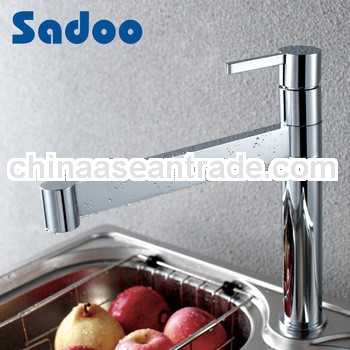 Brass Chrome Deck-mounted Single Handle Kitchen Faucet SD-118