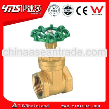 Brass gate valve with iron handwheel for Southeast Asia