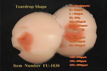 Breast Form Big Artificial/ Silicone Breast Fake Breast/silicone breast enhancer