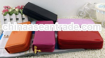 Bright leather stylish purse women bag with extra large capacity