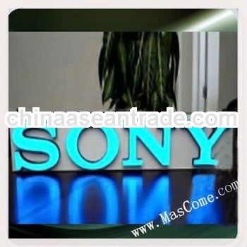 Build up led frontlit metal letter sign