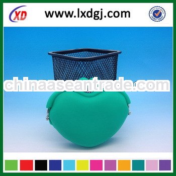 Bulk wholesale Fashion rubber silicone coin bag